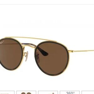 Gold and Brown Sunglasses